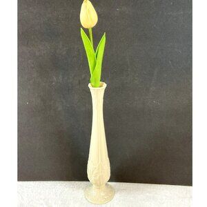 Vintage‎ Lenox Florentine Collection Ivory Bud Vase, Acanthus Leaf 11 in.